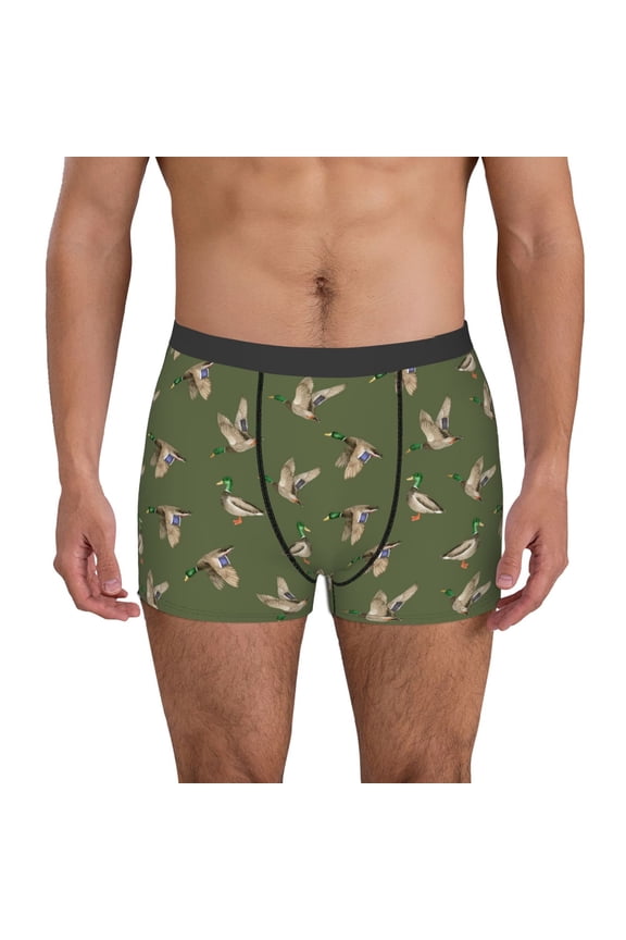 Birds Wild Ducks Mens Underwear - Boxers for Men, Mens Boxer Briefs, Classic Briefs for Men-Small