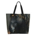 thumbnail image 1 of Naloa Black And Gold White Horse Tote Bag for Women Large Capacity Shoulder Bag for College Work Travel Shopping, 1 of 8