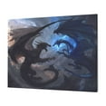 thumbnail image 1 of Naloa Black And Blue Lightning Dragon Print Canvas Picture,Wall Pictures, Modern Decorative Poster,Art Prints for Bedroom, Toilet, 40 x 30 cm, Built-in Wooden Frame, 1 of 6