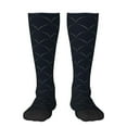 thumbnail image 1 of Naloa Black Fish scales Thigh High Socks Extra Long Stretchy Sock Women Over Knee High Opaque Stocking Daily Wear, 1 of 6