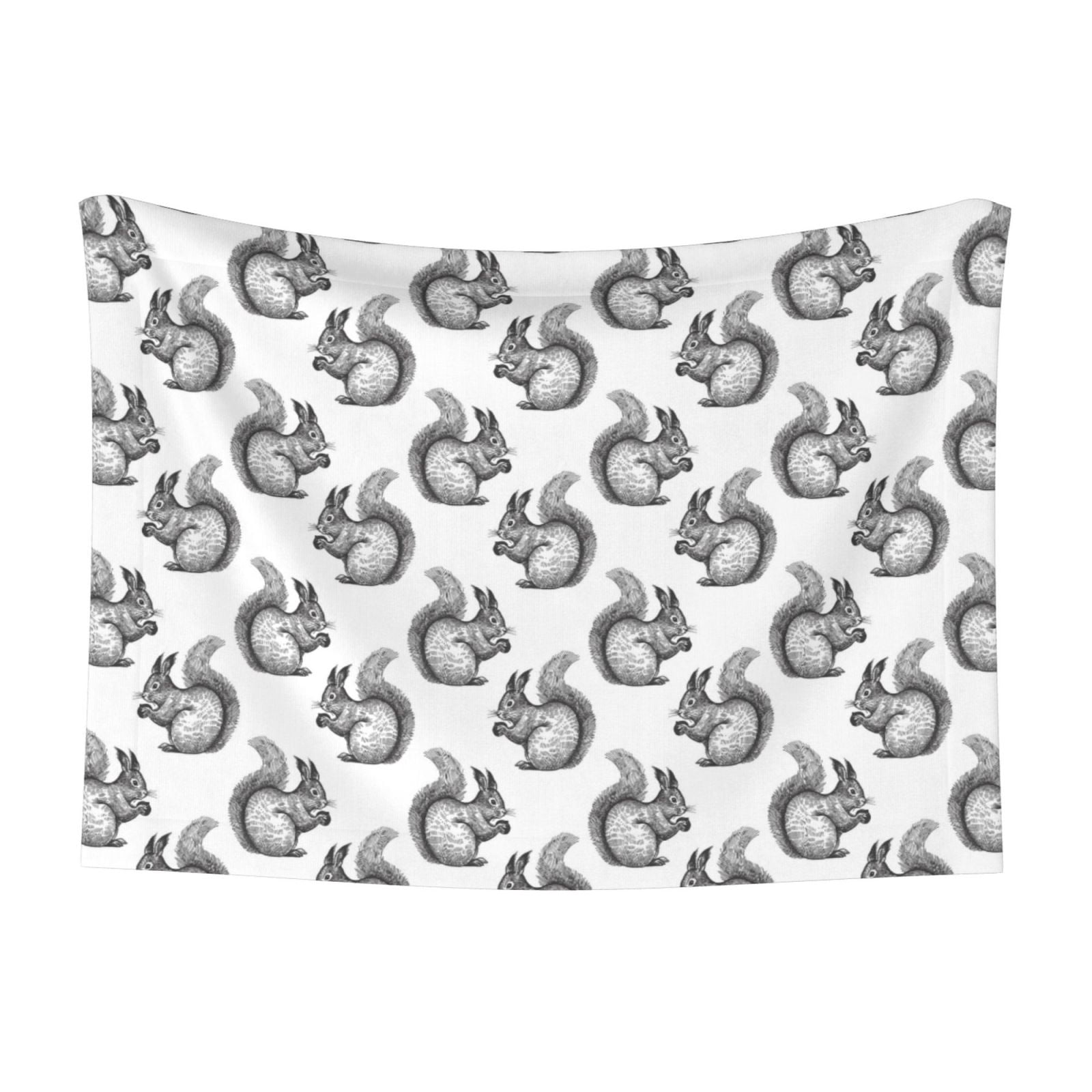 Naloa Black Squirrel Dog Blanket, 3 Sizes Cat Blanket for Indoor Cats Large Medium Small Dog Gifts-Small