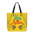 thumbnail image 1 of Naloa Bless This Home Tote Bag for Women, Foldable Tote Bag With Zipper, Large Shoulder Bag, Top Handle Handbag for Travel, Work, Shopping, 1 of 9