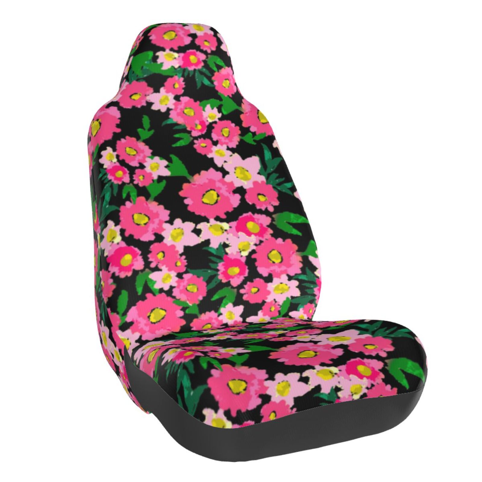 Naloa Blooming Meadow Car Seat Covers Universal Front Seat Coves for Car Accessories ,Padded Car Covers for Automotive, SUV, Truck, and Van