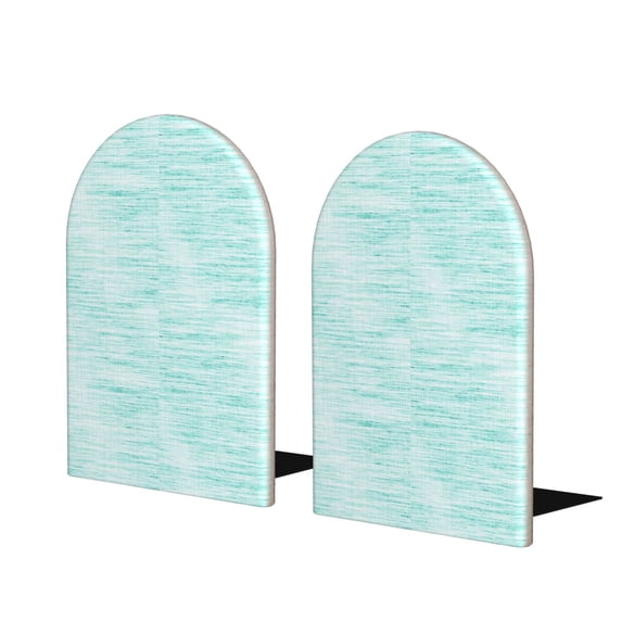 Naloa Blue Bright 2 Pcs Bookend Large Capacity Office Book Ends for Home Office Library School Study Decoration