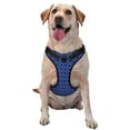 thumbnail image 1 of Naloa Blue Lantern Shapes Pet Harness Vest with Traction Rope, Adjustable No-Choke Dog Vest for Outdoor, Walking - Large, 1 of 4