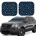 thumbnail image 1 of Naloa Blue Octopus Print 2-Piece Windshield Sunshade,Foldable Car Front Window Sun Shades,for Most Sedans SUV Truck-Medium, 1 of 6