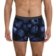 thumbnail image 1 of Naloa Blue-Purple Raspberries Mens Underwear - Boxers for Men, Mens Boxer Briefs, Classic Briefs for Men-Small, 1 of 5