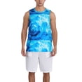 thumbnail image 1 of Naloa Blue Shell Basketball Jersey Reversible Men's Mesh Athletic Sports Shirts Training Practice S-4XLLarge, 1 of 6