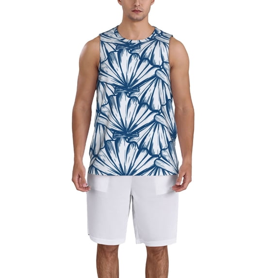 Naloa Blue Shells Basketball Jersey Reversible Men's Mesh Athletic Sports Shirts Training Practice S-4XLLarge