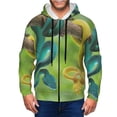 thumbnail image 1 of Naloa Blue Viper And Yellow Viper Snake Men’s Hoodies, Zip up Hoodie, Sweatshirts,Hoodies for Men Sizes S-3XL-Small, 1 of 5