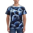 thumbnail image 1 of Naloa Blueberry Men's T-Shirt Sport T-shirt Men's Basic Tee Casual Men's Shirt, Round Neck, Short Sleeves - X-Large, 1 of 5