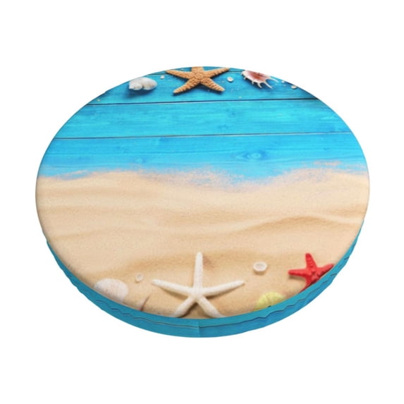 Naloa Boards and Beach Round Bar Stool Cushion Cover 12-14 inch, Fits Kitchen, Office, Restaurant Chairs - 14 inch