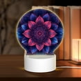 thumbnail image 1 of Naloa Bohemian Vintage Pattern Acrylic LED Night Light Custom LED Lights Personalized Nightlight Customized Gifts for Family Couples Friends, 1 of 9