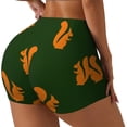 thumbnail image 1 of Naloa Bold Squirrel Silhouettes Biker Shorts for Women Seamless Scrunch Short Women’s Yoga Shorts for Gym Running Sport Shorts-XX-Large, 1 of 8