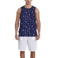 thumbnail image 1 of Naloa Bone And Star For American Basketball Jersey Reversible Men's Mesh Athletic Sports Shirts Training Practice S-4XLSmall, 1 of 6