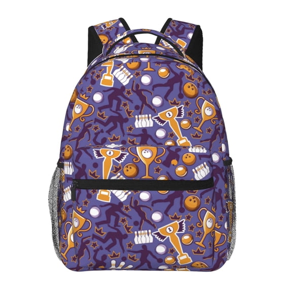 Naloa Bowling Game Print Solid Color Tie Formal Necktie for Men，Suitable for business, daily life, work