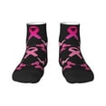 thumbnail image 1 of Naloa Breast Cancer Ankle Socks for Women Non Slip Socks No Show Socks Classic Low Cut Casual Socks Casual Socks, 1 of 7