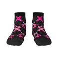 thumbnail image 1 of Naloa Breast Cancer Ankle Socks for Women Non Slip Socks No Show Socks Classic Low Cut Casual Socks Casual Socks, 1 of 7