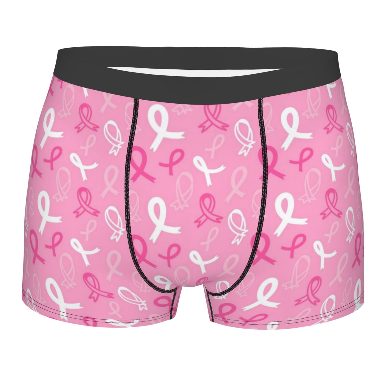 Naloa Breast Cancer Awareness (3) Print Mens Underwear - Boxers for Men ...