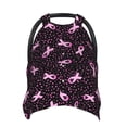 thumbnail image 1 of Naloa Breast Cancer Awareness3 Baby Car Seat Cover, Breathable Baby Carrier Cover, Multiuse Baby Carrier Cover & Nursing Breastfeeding Cover, 1 of 5