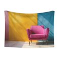 thumbnail image 1 of Naloa Bright Pink Chair Dog Blanket, 3 Sizes Cat Blanket for Indoor Cats Large Medium Small Dog Gifts-Small, 1 of 8