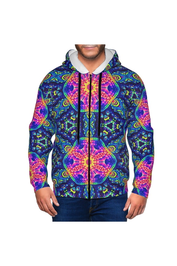 Bright Turtles Men’s Hoodies, Zip up Hoodie, Sweatshirts,Hoodies for Men Sizes S-3XL-3X-Large
