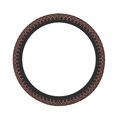 thumbnail image 1 of Naloa Brown Gold Grid Elastic Steering Wheel Cover, Auto Steering Wheel Cover – 15 Inch , Comfortable Grip, Fit Suvs,Vans Cars,Trucks, 1 of 8