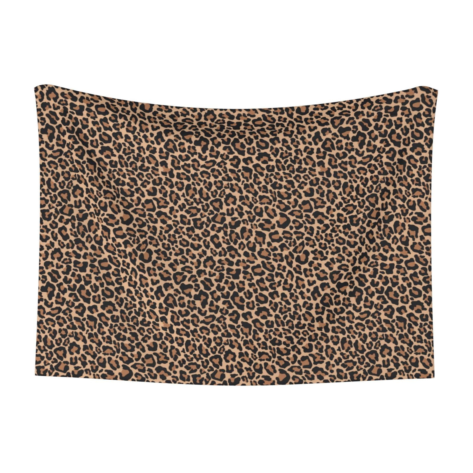 Naloa Brown Leopard Dog Blanket, 3 Sizes Cat Blanket for Indoor Cats Large Medium Small Dog Gifts-Small