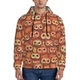 thumbnail image 1 of Naloa Brown Owl Men's Casual Hooded Collar Drawstring Hoodies Pullover Sweatshirts Casual Long Sleeve Shirts-XX-Large, 1 of 7