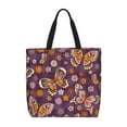 thumbnail image 1 of Naloa Buffalo Plaid and Butterflys Tote Bag for Women, Foldable Tote Bag With Zipper, Large Shoulder Bag, Top Handle Handbag for Travel, Work, Shopping, 1 of 9
