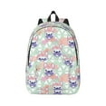 thumbnail image 1 of Naloa Bulldog Canvas Backpack for Men Women Rucksack Casual Travel Daypack College Tote Satchel Bookbag for Teens-Small, 1 of 7