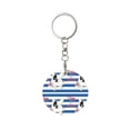 thumbnail image 1 of Naloa Bulldog Friend Print Round Keychain Keychain Key Ring, Key Tag, Key Chain Bulk for Gift Accessories (Round), 1 of 7