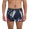 thumbnail image 1 of Naloa Bulldog with Forest Flag Mens Underwear - Boxers for Men, Mens Boxer Briefs, Classic Briefs for Men-Large, 1 of 5