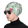 thumbnail image 1 of Naloa Bunny And Rose Soft Beanie Hat, Knit Beanie Daily Beanie in Fine Knit for Women Men Winter Travel, Outdoor, 1 of 7