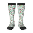 thumbnail image 1 of Naloa Bunny And Rose Thigh High Socks Extra Long Stretchy Sock Women Over Knee High Opaque Stocking Daily Wear, 1 of 6