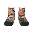 thumbnail image 1 of Naloa Butterflies And Flowers Painting Ankle Socks for Women Non Slip Socks No Show Socks Classic Low Cut Casual Socks Casual Socks, 1 of 7