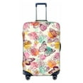 thumbnail image 1 of Naloa Butterflies and Roses Elastic Suitcase Protector, Travel Suitcase Protector Cover Fits 18-32in Suitcase - Medium, 1 of 9