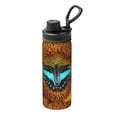 thumbnail image 1 of Naloa Butterfly Alighted On Sunflowers 18oz Sports Insulated Kettle, Stainless Steel Insulated Cup for Women Men for Fitness, Gym & Outdoor, 1 of 7