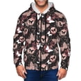 thumbnail image 1 of Naloa Butterfly Men’s Hoodies, Zip up Hoodie, Sweatshirts,Hoodies for Men Sizes S-3XL-Small, 1 of 5