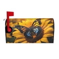 thumbnail image 1 of Naloa Butterfly On Sunflower Mailbox Covers Magnetic Post Box Cover Post Letter Box Cover Garden Decor-21x18 in, 1 of 8