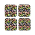 thumbnail image 1 of Naloa Butterfly Wild Insect Coasters for Set of 4 - PU Leather Coasters, Coasters for Table Cup Tea Coffee Beer, Decorative for Kitchen Homedecor (Round), 1 of 6