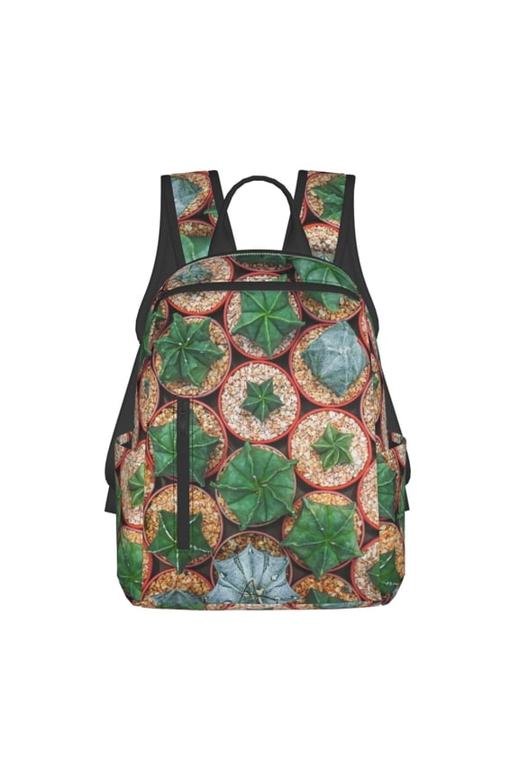 Cactus 4 Print Lightweight DayBackpack Suitable for school, work, shopping, travel, etc.