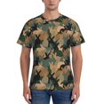 thumbnail image 1 of Naloa Camouflage Rabbit Men's T-Shirt Sport T-shirt Men's Basic Tee Casual Men's Shirt, Round Neck, Short Sleeves - Medium, 1 of 5