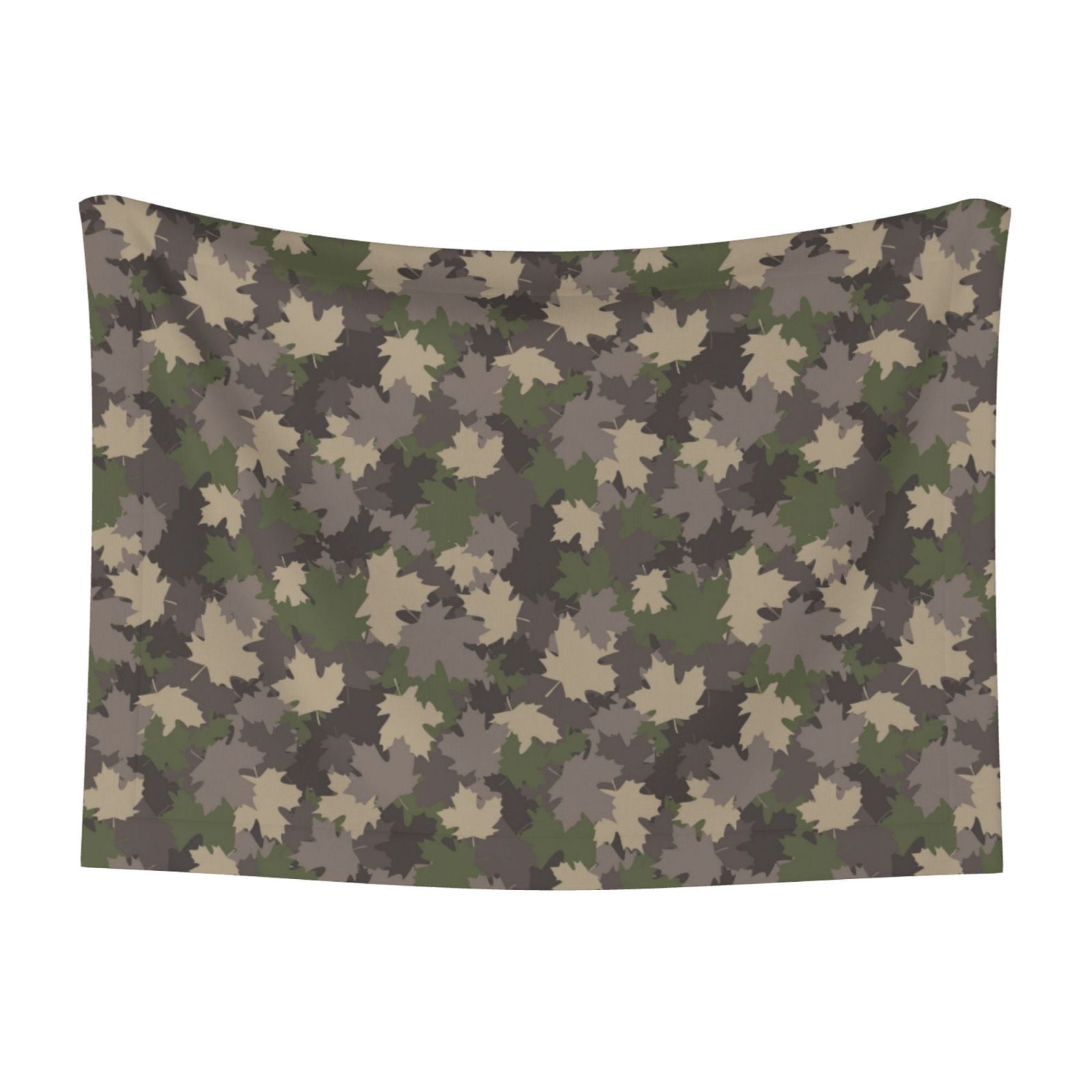 Naloa Camouflage maple Dog Blanket, 3 Sizes Cat Blanket for Indoor Cats Large Medium Small Dog Gifts-Small