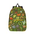 thumbnail image 1 of Naloa Camping 1 Canvas Backpack for Men Women Rucksack Casual Travel Daypack College Tote Satchel Bookbag for Teens-Medium, 1 of 7