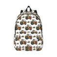 thumbnail image 1 of Naloa Canvas Backpack for Men Women Cartoon Tractor Print Rucksack Casual Travel Daypack Large and Small Durable College Tote Satchel Bookbag for Teens, 1 of 8
