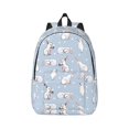 thumbnail image 1 of Naloa Canvas Backpack for Men Women Rabbit Is Eating Carrots Print Rucksack Casual Travel Daypack Large and Small Durable College Tote Satchel Bookbag for Teens, 1 of 8