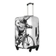 thumbnail image 1 of Naloa Capybara Riding Bicycle Elastic Suitcase Protector, Travel Suitcase Protector Cover Fits 18-32in Suitcase(No luggage included)-Large, 1 of 7