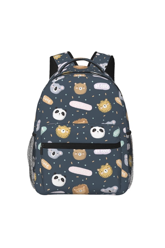 Cartoon Animals Print Solid Color Tie Formal Necktie for MenSuitable for business, daily life, work