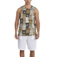 thumbnail image 1 of Naloa Cartoon Bear Basketball Jersey Reversible Men's Mesh Athletic Sports Shirts Training Practice S-4XLSmall, 1 of 6